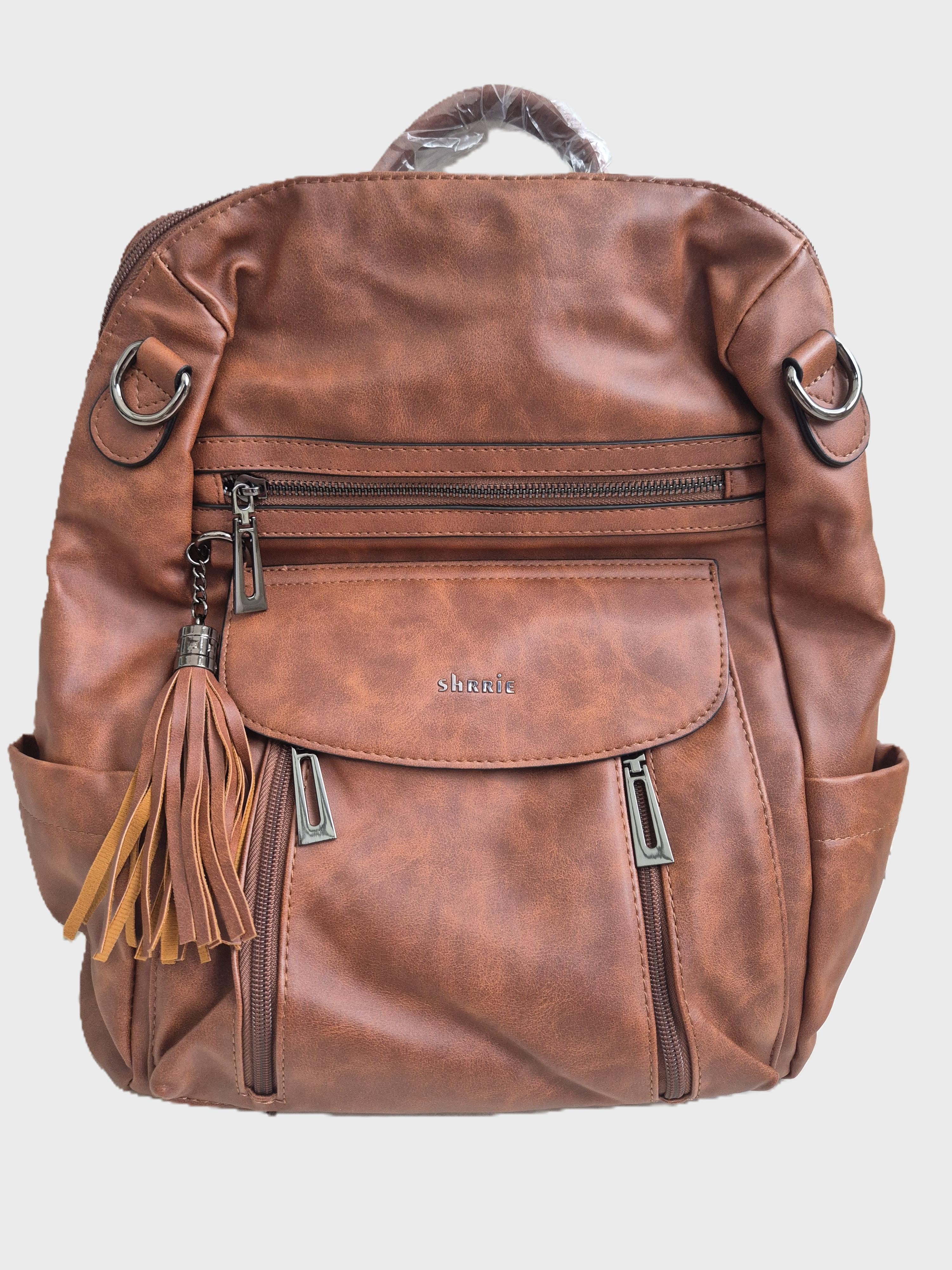 Shrrie Leather Backpack Set - NWT