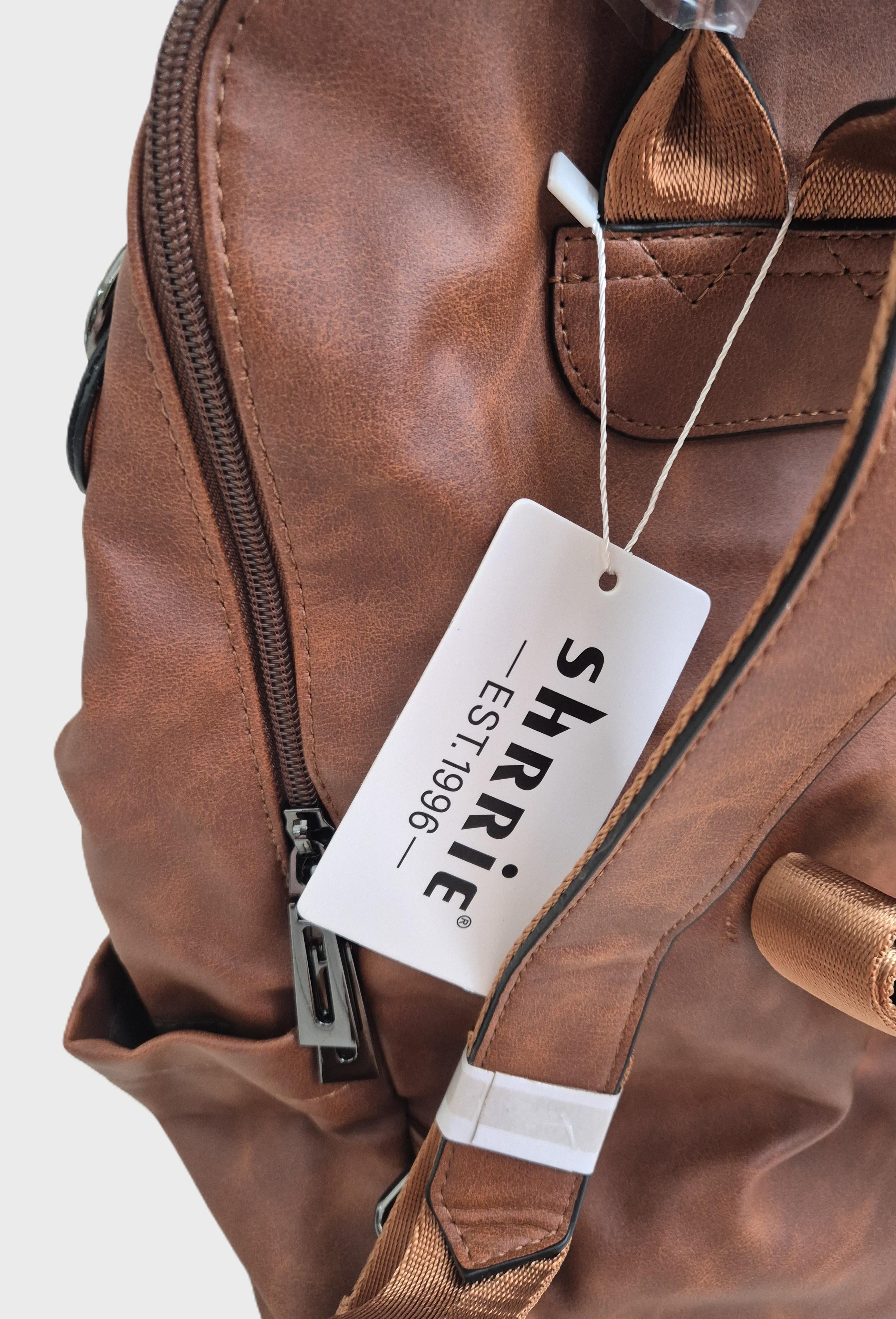 Shrrie Leather Backpack Set - NWT